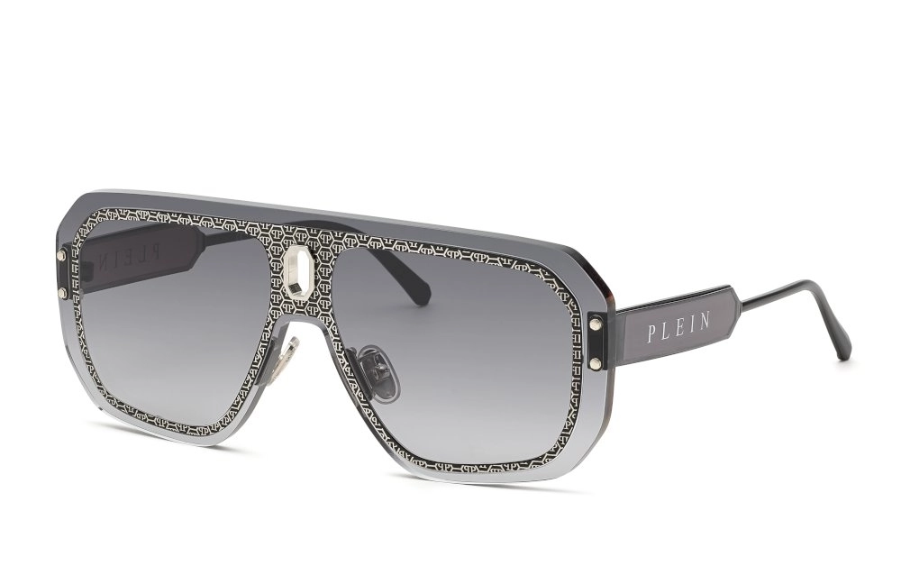 Philipp Plein SPP050 0541 | Unisex Gri Güneş Gözlüğü